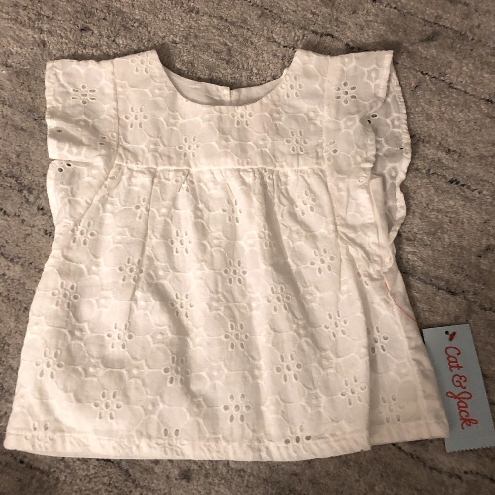 Eyelet toddler shirt